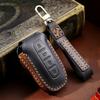 Handmade Crazy Horse Leather Key Cover for Ford Lingyu