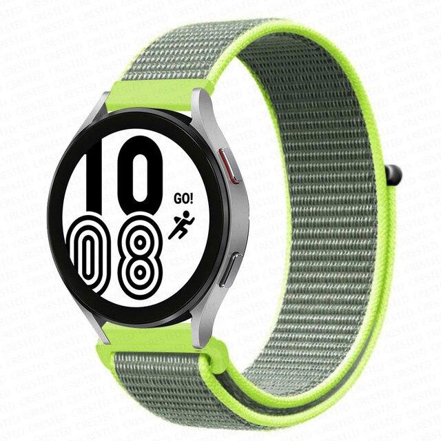 Band For Samsung Galaxy Watch 4 3 Classic 5 Pro Active 2/Gear S3 Nylon Loop Correa Bracelet Huawei Watch GT 2 3 Strap 22mm 20mm