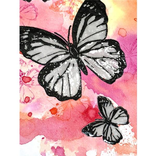 Butterfly Pattern 3D Diy Diamond Painting Cross Ctitch Kits Diamond Art Crystal Mosaic Embroidery