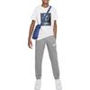 Nike Футболка с круглым вырезом и коротким рукавом с принтом логотипа для детей, белая DX9512-100