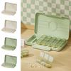 Portable Pill Dispenser Box A Week Sealed Pill Case Easy Open Medicine Storage Containers  Outdoor