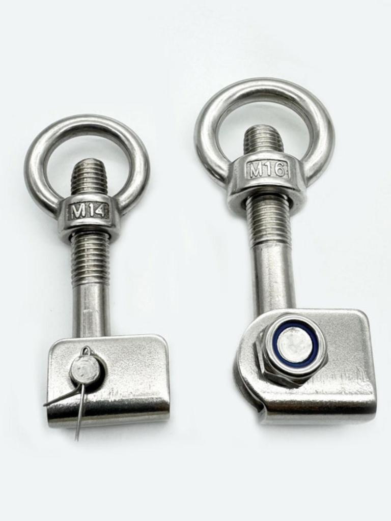 304 Stainless Steel Quick-Lock Torx Eyebolt Screw Nut Set for Tank Covers