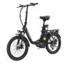 SINOHON C20 Electric Bicycle With Seat 250W Men's E-Folding Ebike 36V18Ah Battery 20 Inch Fat Tires Women's Convenient Electric Bike