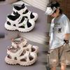 Children's Breathable Sandals Mesh Frame Shoes Boys' Sports Sandals Medium and Small Children's Anti-kick Bag Head Guard Toe Breathable Sandals