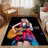 Taylor Swift Angel Themed Anti-Slip Rugs - Polyester Home Decor, Suitable for Bedrooms, Living Rooms, Doorways, Studios, and Decorations