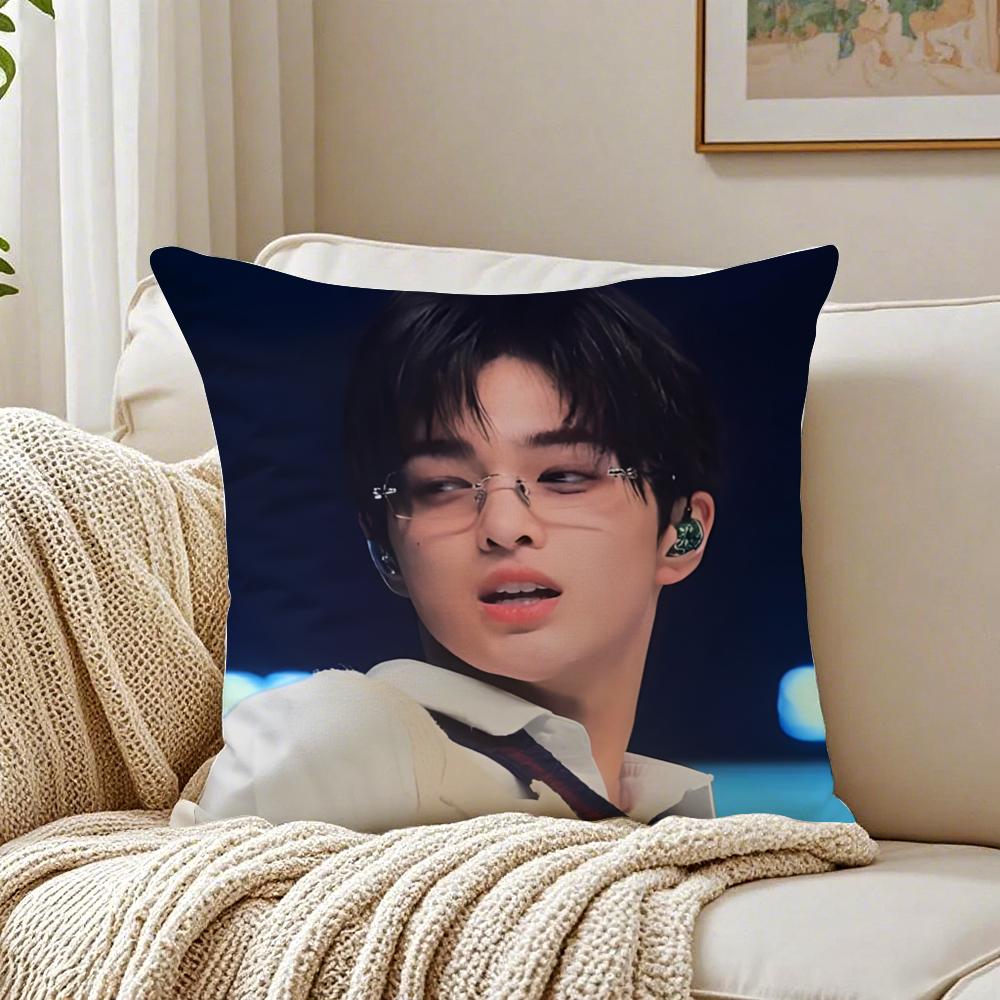 Person KPop CCORTIS KKEONHO Cushion Cover Pillowcase Antidustmite living Room Sofa Decor Cushion Room