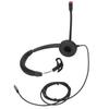 Telephone Headset Monaural Customer Service Headphones with Mic for Call Center Telemarketing