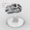 Военный корабль «Битва планет» MOC Строительные блоки, Модель космического корабля Игрушка для мальчиков и девочек, Подарок для самостоятельной сборки, Совместим с основными брендами