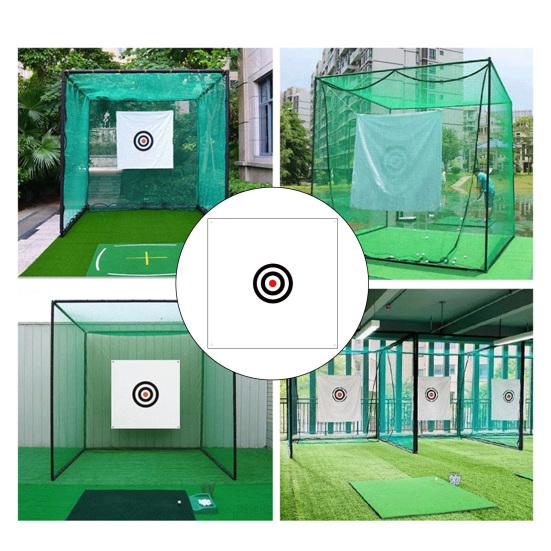 57" x 59" Ткань-мишень для гольфа для замены сетки, мишень для практики ударов с ремешком для тренировок в гольф в помещении и на открытом воздухе