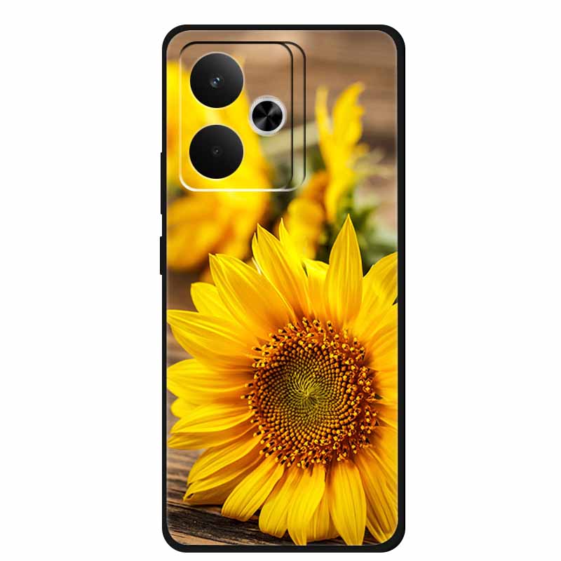 Для телефона Realme GT 7 T 7T Чехол Модные Фото Черный Силикон Мягкая Задняя Крышка Чехол Для Realme GT 7T GT7 7 T Чехол GT7T Coque Capa