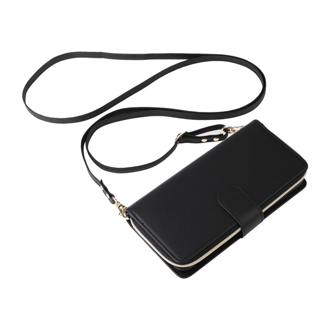 R20 For Samsung Galaxy A15 4G/5G Case Zipper Phone Leather Cover Stand View