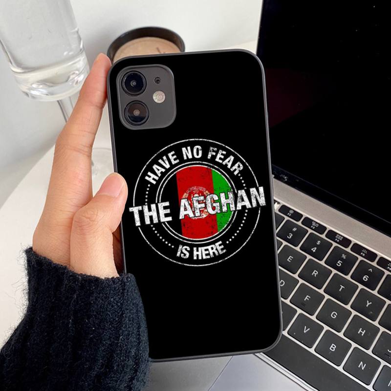 Чехол для телефона с флагом Афганистана для iPhone 13 8 7 6S Plus X 5S SE 2020 XR 11 12 mini pro XS MAX