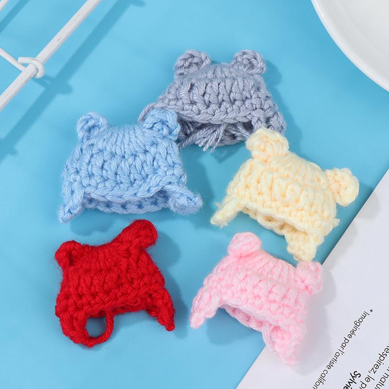 1/12 кукольный домик миниатюра милая вязаная шапочка шапка микро сцены аксессуары кукольные украшения