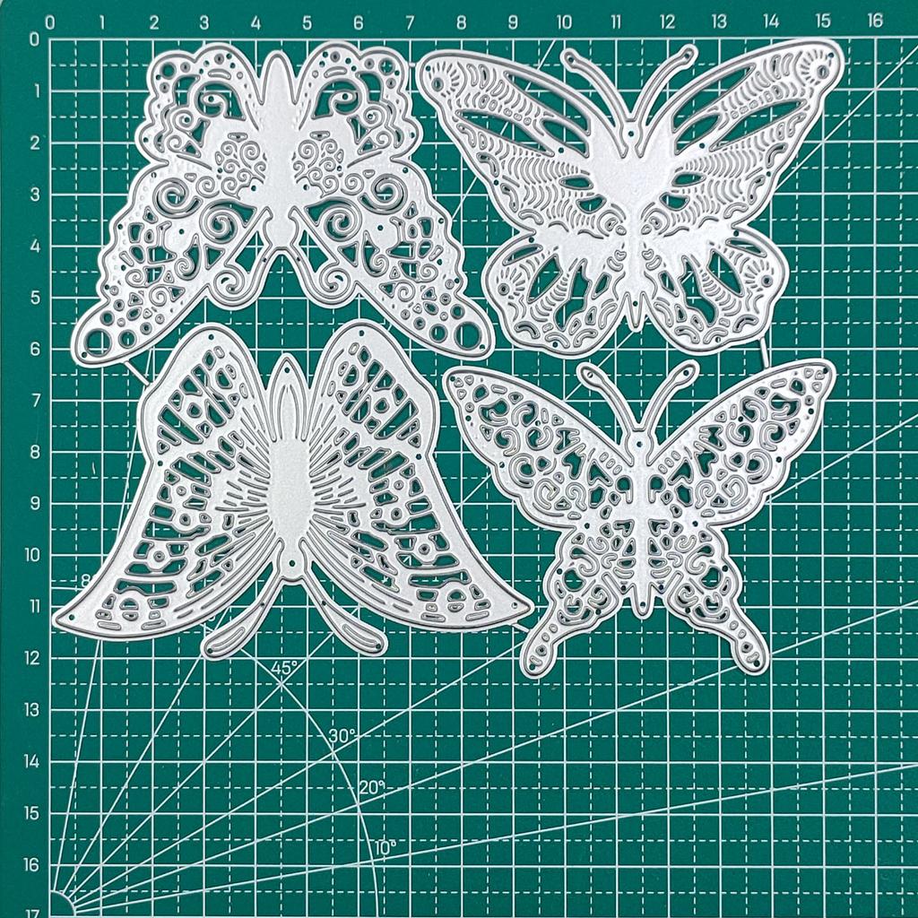 Бабочки Металлические Штампы Трафареты для DIY Скрапбукинга Декоративное Тиснение Шаблон для Бумажных Открыток Декор Вырубка