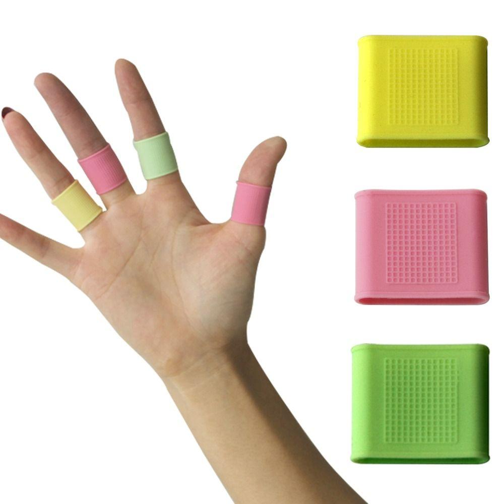 Basketball Tennis Bowling Hand Protector Support Silicone Sports Finger Band Golf Finger Sleeves