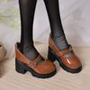 Academic Style PU Leather Shoes Multicolor High Heel Only Selling Shoes Doll Shoes  For 4/1 BJD