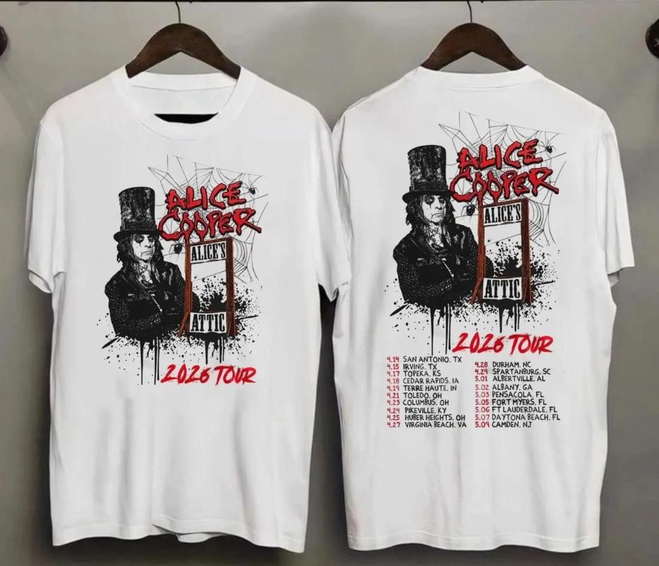 Футболка Alice Cooper Alice’s Attic Tour 2026