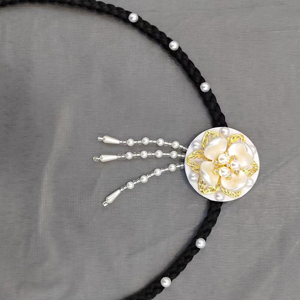 Elegant Hanbok Headwear Charm Hairpiece Headdress Korean Traditional Headband for Classical Dance