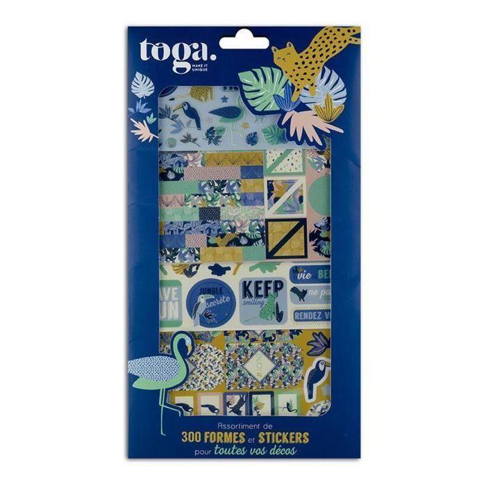 Kit de scrapbooking - Toga - Jungle Vibes - 300 pcs - Multicolore - Mixte