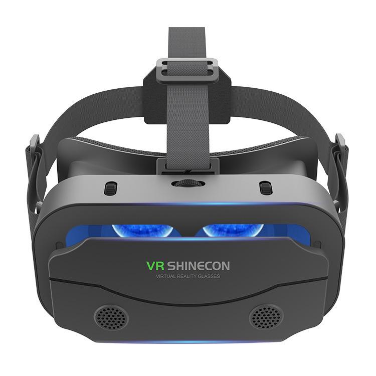 3D Очки Виртуальной Реальности - VR Гарнитура, Совместимая со Смартфонами, для Полного Погружения в Просмотр Фильмов и Игры, Цифровые VR Очки с Панорамным Обзором 100°