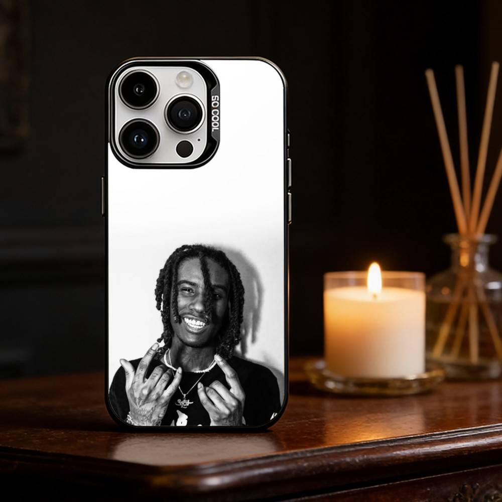 Чехол для телефона Rapper O-OsamaSon Цвет Серебристый Корпус Для IPhone 17 16 15 14 13 12 11 Pro Max Plus