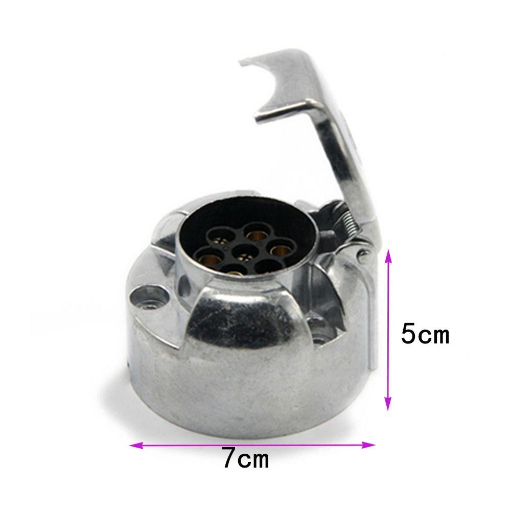 Car Accessories Trailer Socket Round Wiring Socket 7-Pin Connector Trailer Connectors Adapter