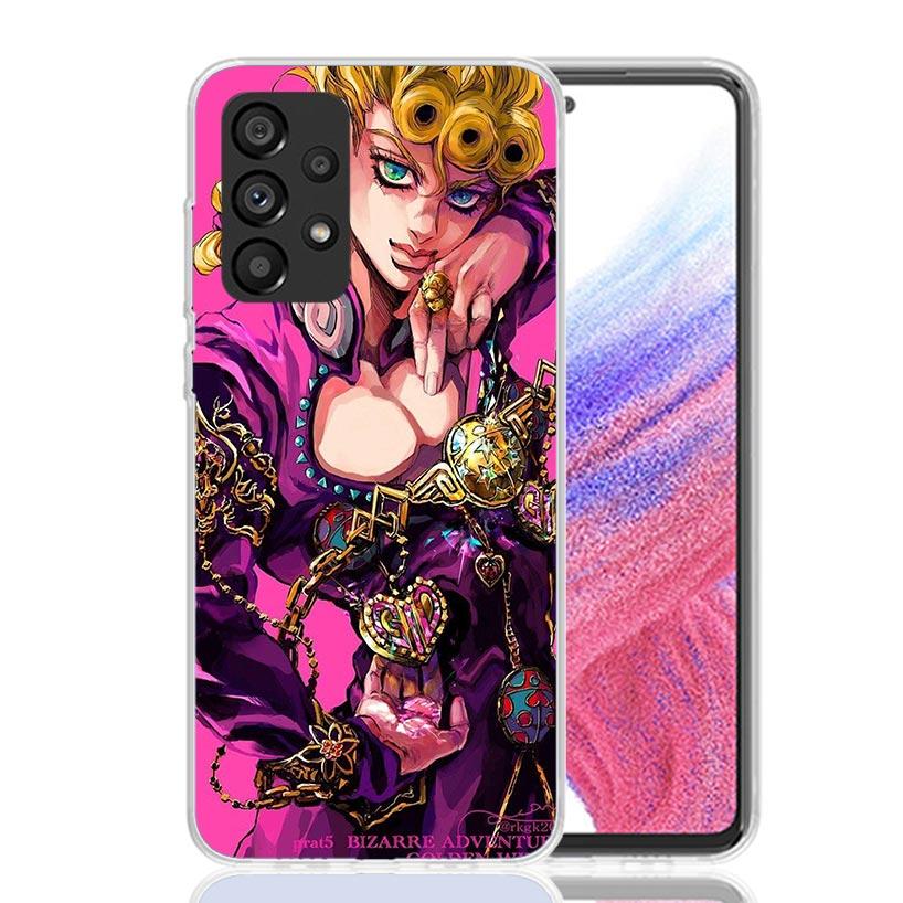 Чехол для телефона JoJo Adventure Giorno Giovanna для Samsung Galaxy A17 A16 A14 A15 A13 A57 A56 A54 A55 A53 A37 A36 A34 A35 A33 A26 A24