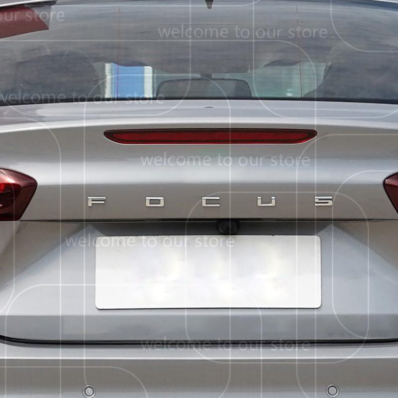 AJK1 3D For Ford Focus 2 3 4 MK2 MK3 MK4 ST Car Sticker Zinc Alloy Emblem Body Accessories Styling Metal Rear Trunk Badge Decal