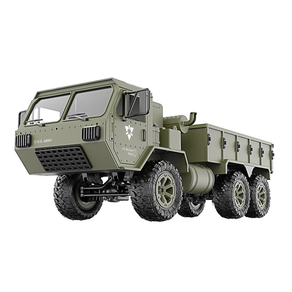Fayee 1/12 RC 6WD 2.4GHz Military Truck Army Truck Off-road Car RTR Car Gift for Adults Kids Boys