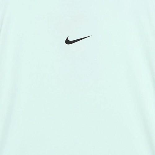 Nike Однотонная спортивная футболка с принтом логотипа, дышащая, с коротким рукавом, мужская