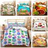 3D Fruit Printing Home Bedding Set Bedding Set Bedding Cover Pillow Cover Bedding Set AU/EU/US Full Size Home Decoration