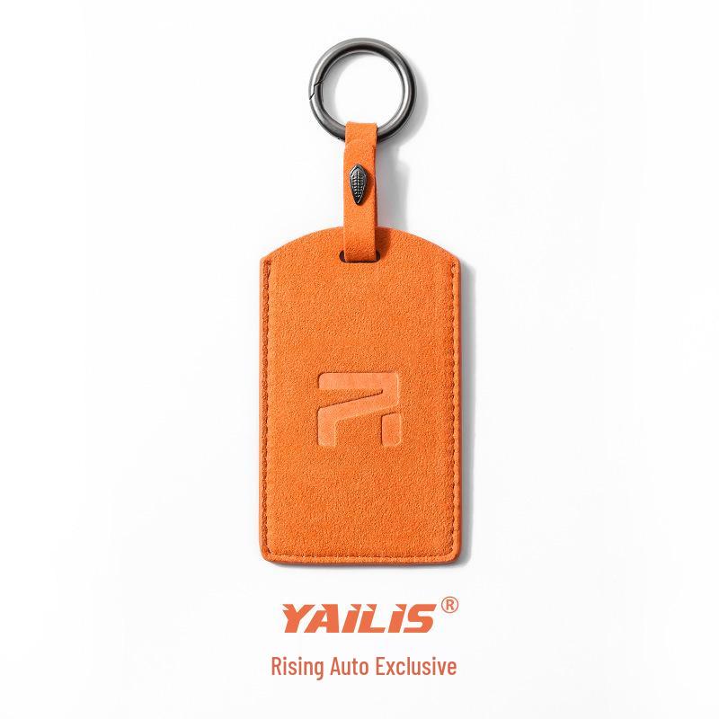 MARVEL R Rising F7/R7 Suede Car Key Case with Protective Shell & Buckle