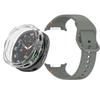 Silicone Strap Replacemnt Watch Band with TPU Shell for Samsung Galaxy Watch 8 40/44mm Classic Ultra2
