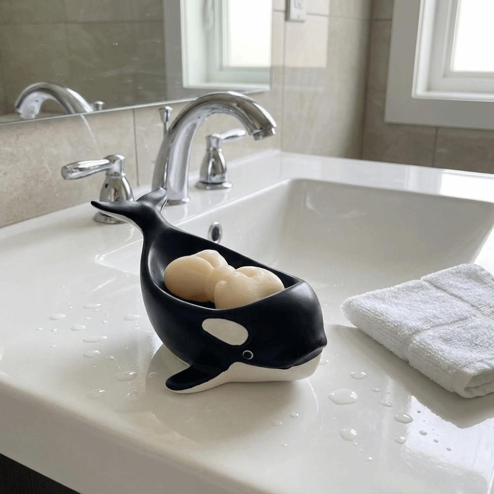 Non-slip Soap Storage Rack Resin Soap Holder Animal Design Soap Stand Kitchen