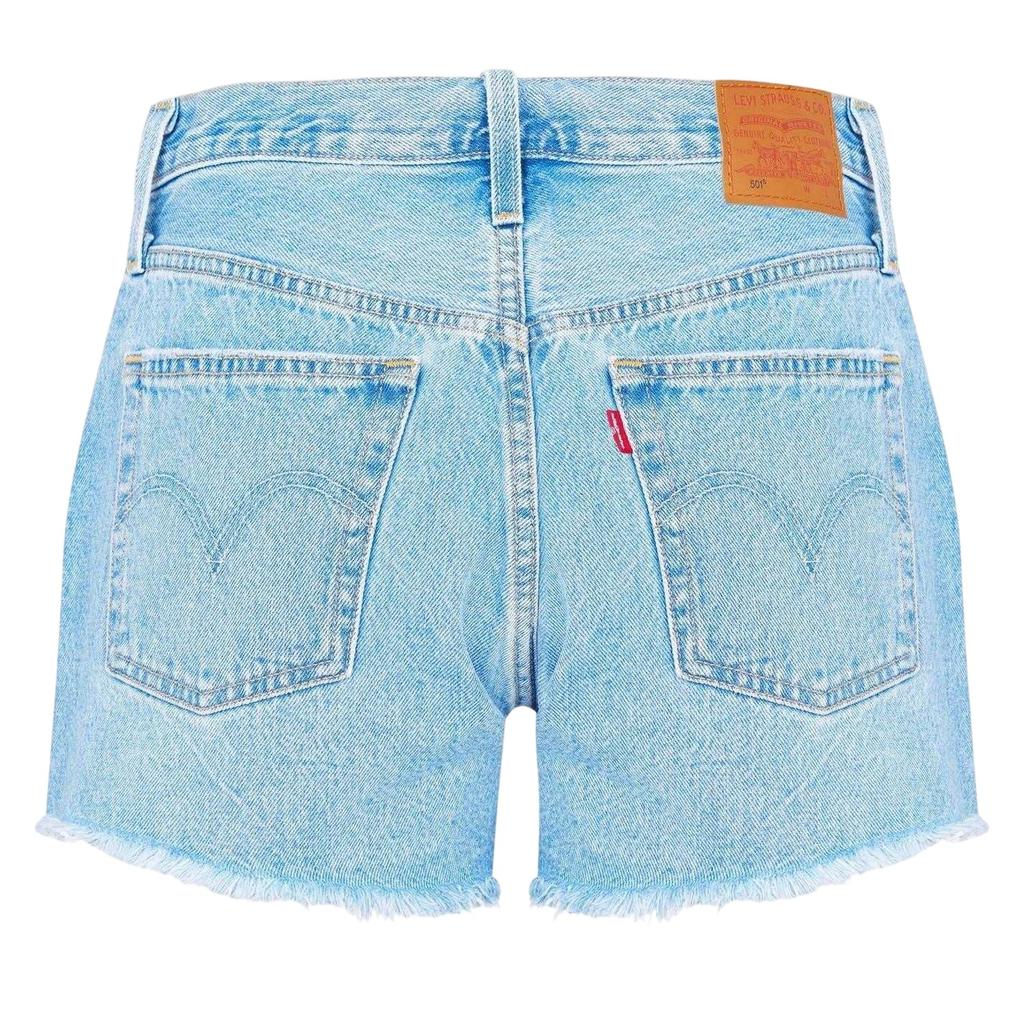 Levis Womens/Ladies 501 Original Denim High Rise Shorts