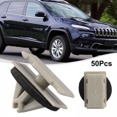 50 шт. Клипса молдинга порога Наружный крепеж для Jeep для Cherokee