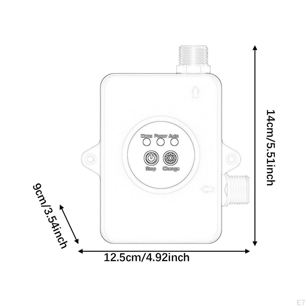 Насос повышения давления воды 24 В с расходом 35 л/мин для ванной и душа