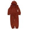 2020 European and American Autumn/Winter Fleece-Lined Hooded Jumpsuit Pajamas for Family