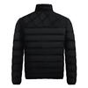 Men's Autumn Winter Zipper Warm Down Jacket Packable Light  Coat