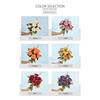 7 Heads Simulation Flower Rose Silk Petals Faux Flower Rose Artificial Flowers  Home Decoration