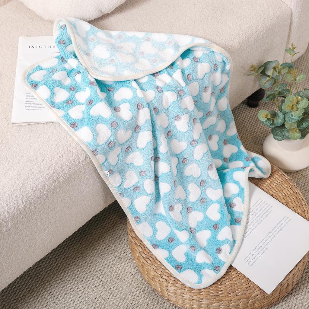 Коврики и одеяла для домашних животных: Толстый коралловый флис для собак и кошек