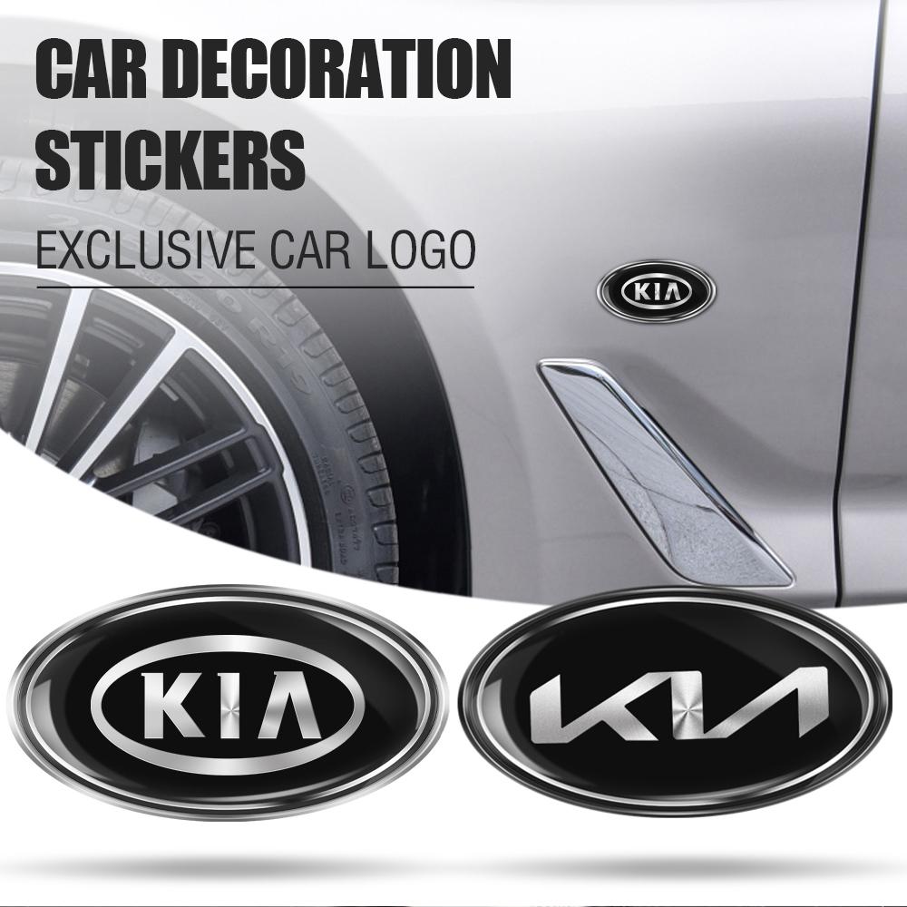 Car Styling Body Tail Trunk Sticker Emblem Decoration Decal For KIA Ceed Sorento K3 Rio Soul Picanto Sonic Niro Cerato Sportage BN3