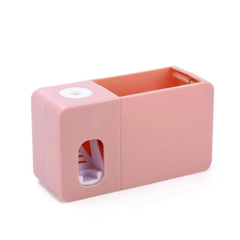 Автоматический дозатор зубной пасты 2 в 1 с держателем для зубных щеток, настенный держатель для зубной пасты, органайзер для ванной, аксессуары для ванной комнаты