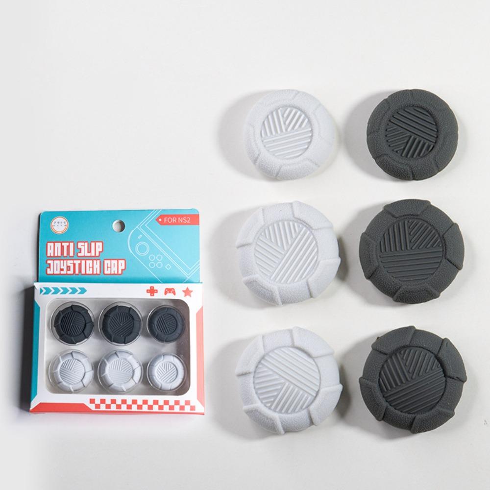 6 шт. Силиконовые колпачки для джойстиков-накладок на большой палец, противоскользящий чехол Joy-Con для Nintendo Switch 2