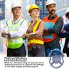 Hard Hat Liner Safety Hat Insert Replacement Shock Protection Safety Hat Accessories Adjustable Lock Strap Black&grey Head Belt