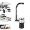 180 Degree Folding Caravan Faucet 360 Rotating Sink Tap Mobile Kitchen Bathroom RV Marine Boat Motorhome Camper Van Brass Body