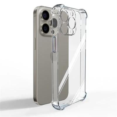 Роскошный прозрачный противоударный чехол для iPhone 15 16 14 13 12 11 Pro Max Чехол для телефона iPhone 13 12 Mini X XR XS 8 14 15 Plus Чехол