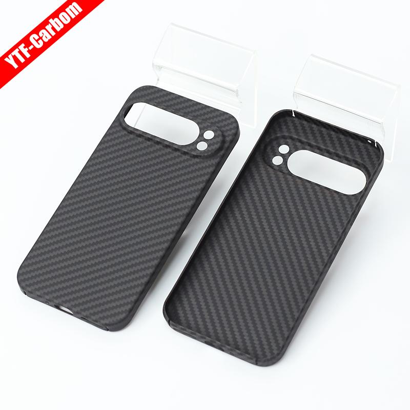 YTF-Carbon Carbon fiber case for Google Pixel 9 Pro XL Anti-fall Aramid Fiber case  Design Pixel 9 cover Thin and light Magnetic