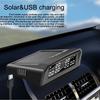 Temperature Warning Tire Pressure Monitoring System Solar TPMS With 6 External Sensors Car Tyre Pressure Monitor for   Truck RV