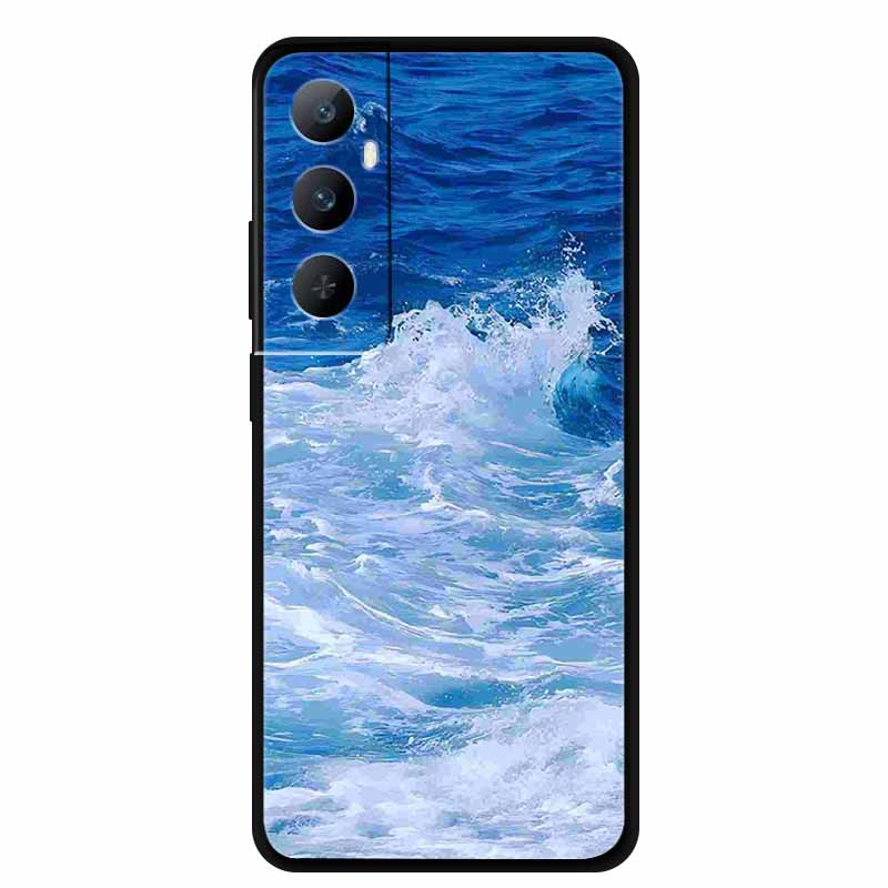 Чехол для Realme C65 4G Global C 65 с мраморным узором, задняя крышка, мягкий силиконовый протектор-щит TPU, Funda для RealmeC65 Capa